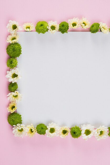 Flowers background copy space