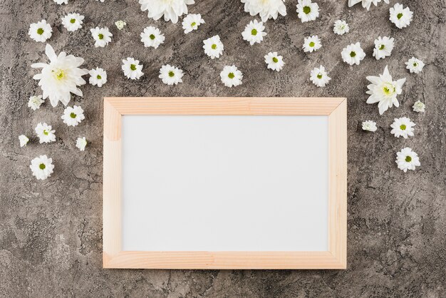 Flowers background copy space