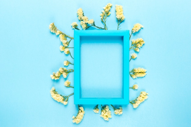 Flowers and frame