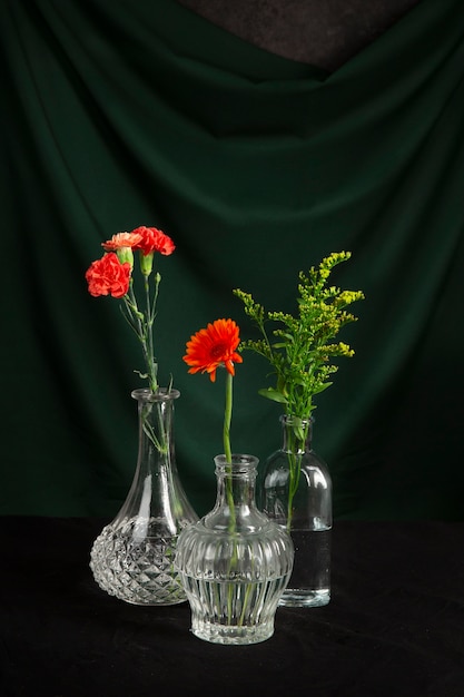 Free photo flowers vase in baroque like photography