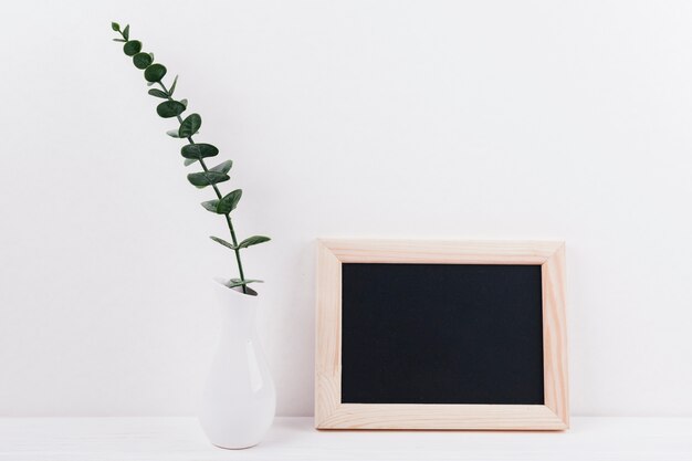 Flowers with a blackboard