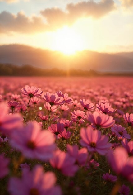 Flowery spring background