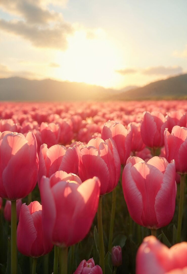 Free Photo flowery spring background