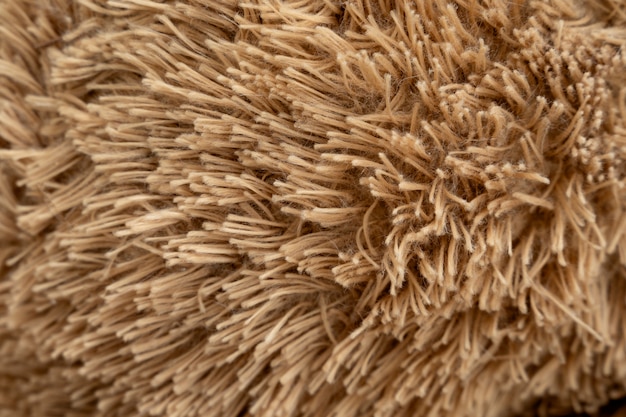 Free photo fluffy toy texture close up