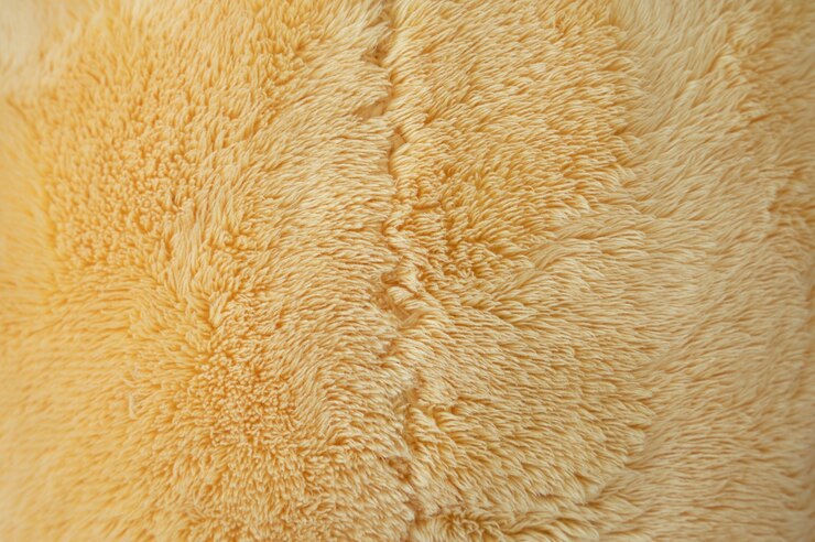 Free Photo fluffy toy texture close up
