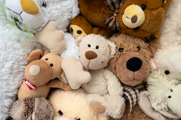 fluffy toy texture close up