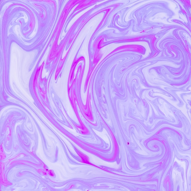 Fluid acrylic lavender painting on canvas