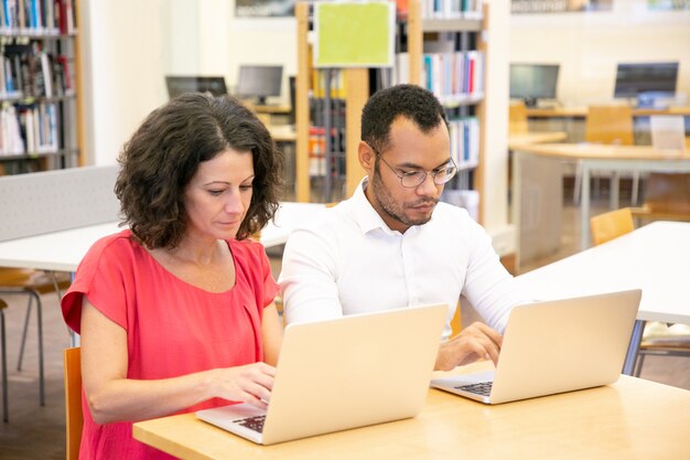 Focused taking tests in classroom