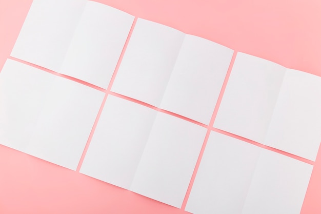 Free photo folded blank brochure collection