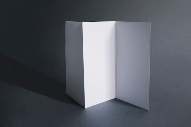 Folded paper presentation concept