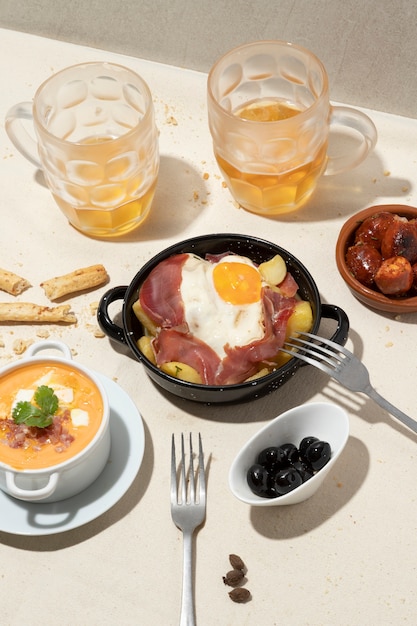 Free photo food for celebrating world tapas day