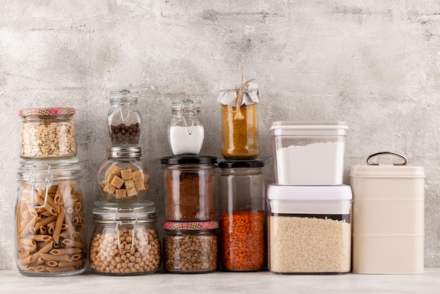 Food preservation with containers