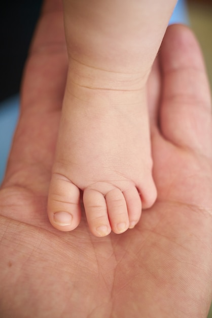 Foot of a baby