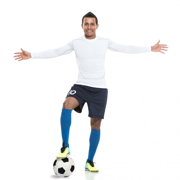 Free photo football player