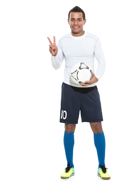 Free photo football player