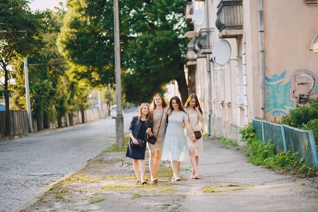 four beautiful girls