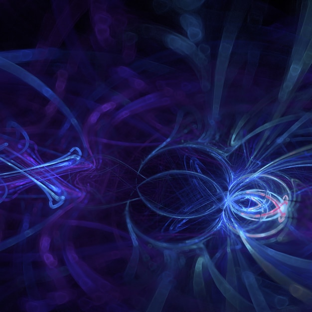 Fractal cosmic lights wallpaper