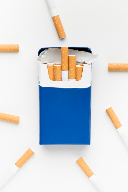 Free photo frame of cigarettes