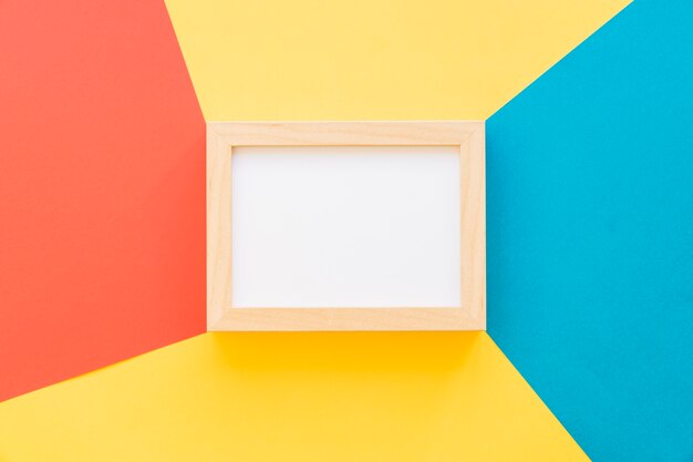 Frame on creative colorful background