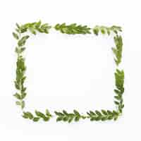 Free photo frame from leaves
