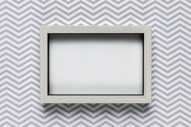 Frame mock-up with patterned background