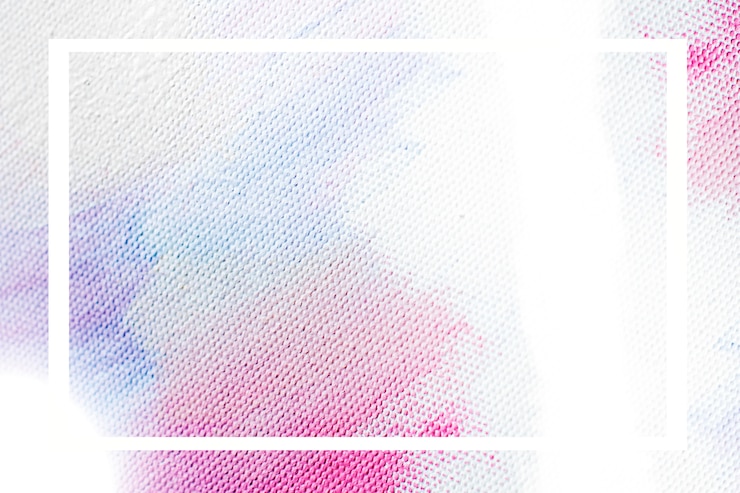 Free Photo frame on pastel color background