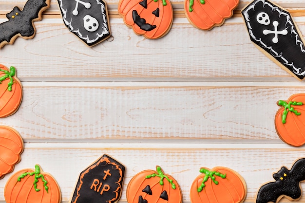 Free photo frame treats with halloween theme