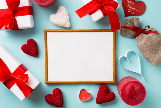 Frame and Valentine's day supplies