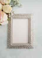 Free photo frame with floral ornament