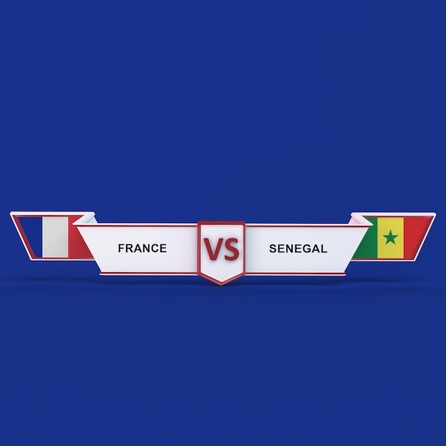 무료 사진 프랑스 vs 세네갈