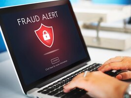 Free photo fraud scam phishing caution deception concept