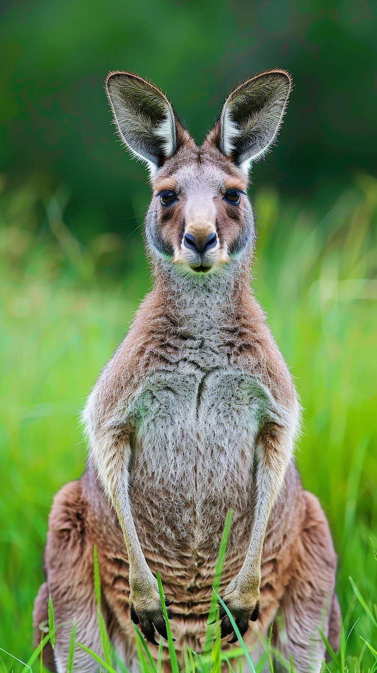 Free Photo free kangaroo in the wild