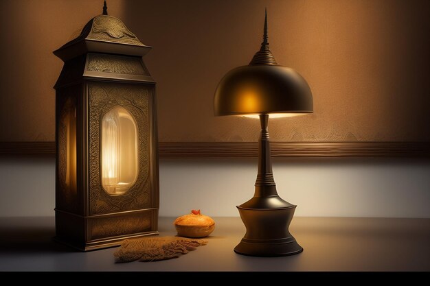 無料の写真の背景ラマダン カリーム イード ムバラク ロイヤル モロッコ ランプ モスク花火