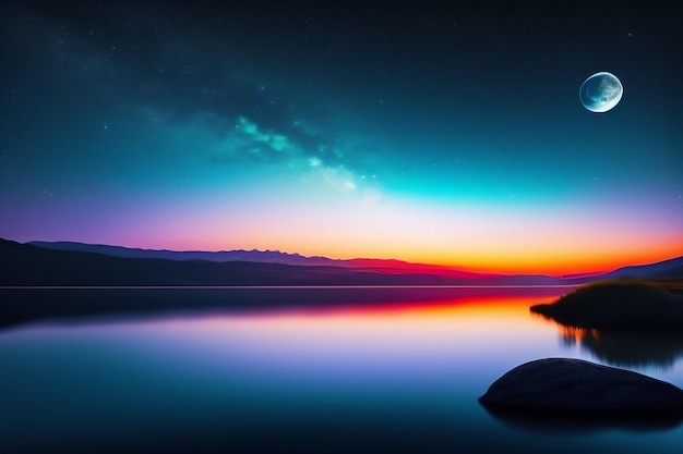 無料の写真の背景夏旅行ビーチ波サーフィン山と青い夕方の空