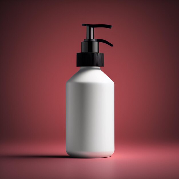 Free photo beauty product bottle mockup image with background