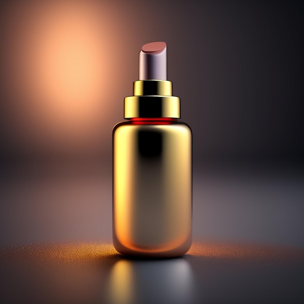 Free photo beauty product bottle mockup image with background