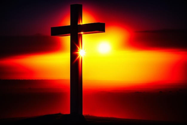 Free photo free photo good friday background with jesus christ and cross