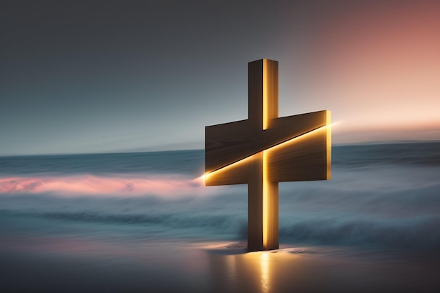 Free photo free photo good friday background with jesus christ and cross