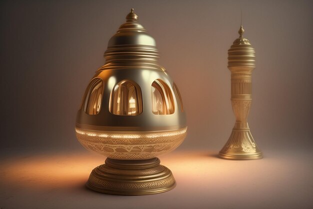 無料の写真ラマダン カリーム イード ムバラク昔ながらのロイヤル エレガントなランプ モスク