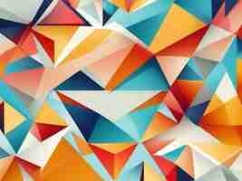 Free photo free vector geometric shapes abstract background design modern