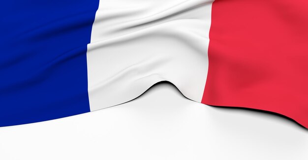프랑스 국기 3d 그림