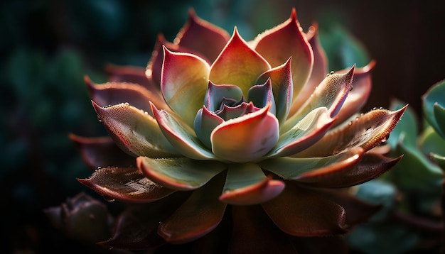 Свежая красота природы Головка сочного цветка, созданная искусственным интеллектом