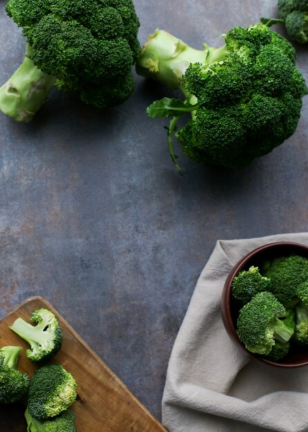 Fresh broccoli vegetables