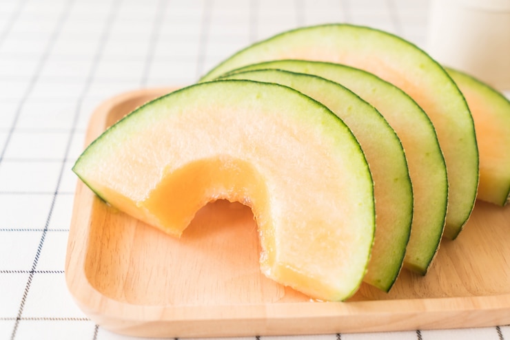 Free Photo fresh cantaloupe melon