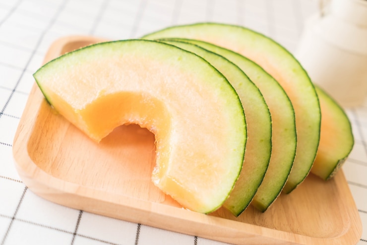 Free Photo fresh cantaloupe melon