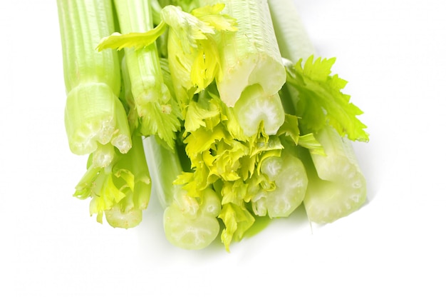 Fresh celery isolated