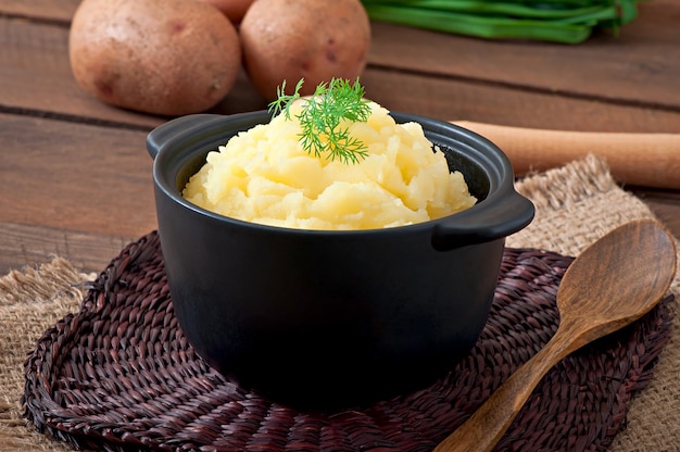 Fresh and flavorful mashed potatoes