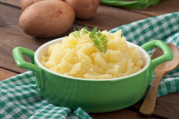 Fresh and flavorful mashed potatoes