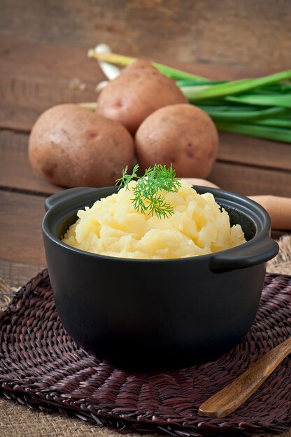 Fresh and flavorful mashed potatoes