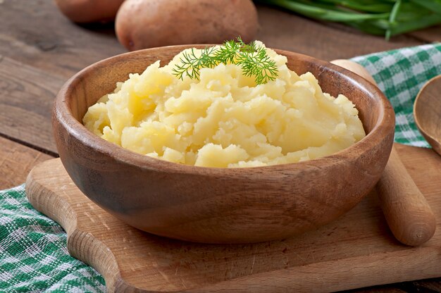 Fresh and flavorful mashed potatoes